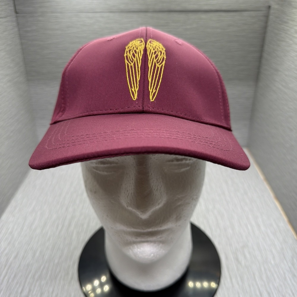 Angels Envy Bourbon Hat Burgundy Embroidered Adjustable‎ Dad Cap